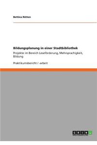 Bildungsplanung in einer Stadtbibliothek