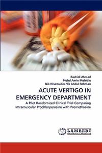 Acute Vertigo in Emergency Department