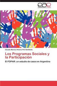 Los Programas Sociales y La Participacion