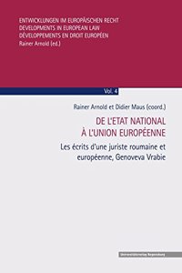 de l'Etat National a l'Union Europeenne