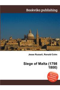 Siege of Malta (1798 1800)