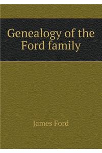 Genealogy of the Ford Family