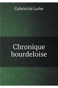 Chronique bourdeloise