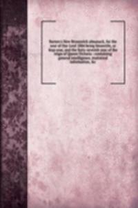 Barnes's New Brunswick almanack, for the year of Our Lord 1884