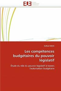 Les Compétences Budgétaires Du Pouvoir Législatif