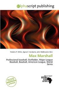 Max Marshall