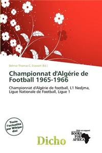 Championnat D'Alg Rie de Football 1965-1966