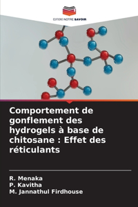 Comportement de gonflement des hydrogels à base de chitosane