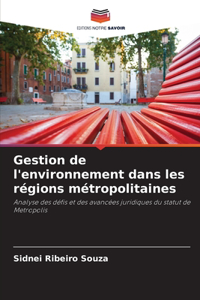 Gestion de l'environnement dans les régions métropolitaines