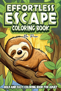 Bold and Easy Coloring Book for Adult