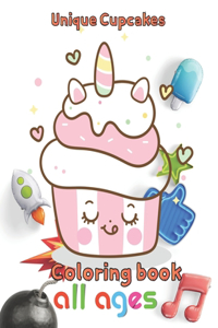 unique cupcakes coloring book all ages