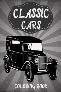Classic Cars Coloring Book