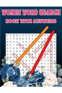 Women Word Search Book With Answers