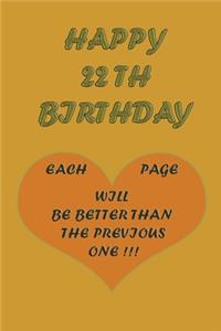 Happy 22Th Birthday