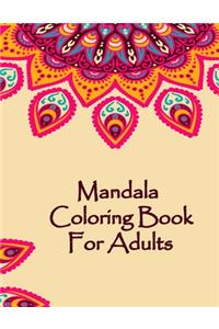 Mandala Coloring Book For Adults