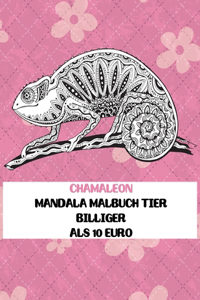 Mandala Malbuch - Billiger als 10 Euro - Tier - Chamäleon