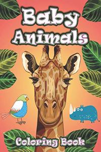 Baby Animals Coloring Book