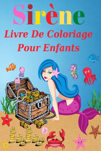 Sirene Livre de Coloriage Pour Enfants