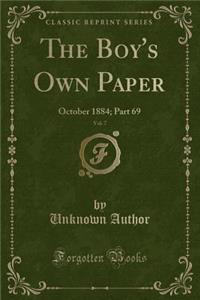 The Boy's Own Paper, Vol. 7