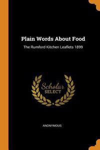 Plain Words about Food