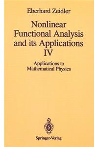 Nonlinear Functional Analysis and Its Applications