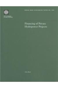 Financing of Private Hydropower Projects