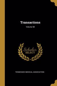 Transactions; Volume 58