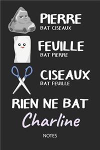 Rien ne bat Charline - Notes