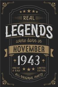 Real Legends were born in November 1943