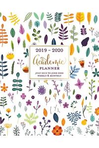 2019-2020 Academic Planner July 2019 to June 2020 Weekly & Monthly