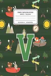 Primary Composition Notebook Grades K-2 Story Journal V