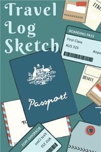 Travel Log Sketch Book For Kids To Record Vacation Days