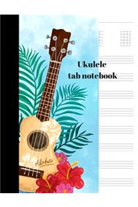 Ukulele tab notebook