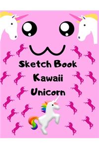 Sketch Book Kawaii Unicorn
