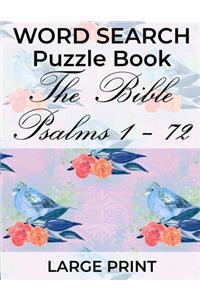 Word Search Puzzle Book The Bible Psalms 1-72