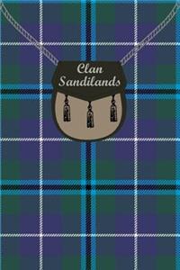 Clan Sandilands Tartan Journal/Notebook