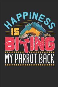 Happiness Is Biting My Parrot Back