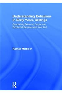 Understanding Behaviour in Early Years Settings