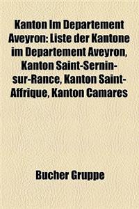 Kanton Im Departement Aveyron