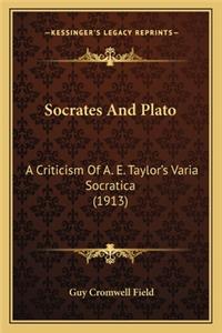 Socrates and Plato