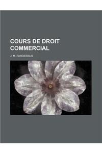 Cours de Droit Commercial