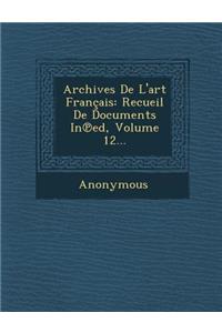 Archives de L'Art Francais