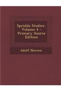 Spridda Studier, Volume 4