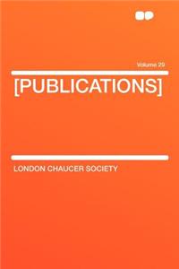 [publications] Volume 29