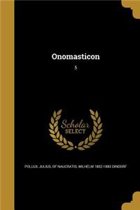 Onomasticon; 5