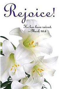 Rejoice! Easter Lilies Bulletin 2012, Regular Size (Package of 50)