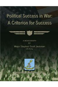 Political Success in War
