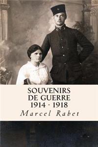 Souvenirs de guerre 1914 - 1918