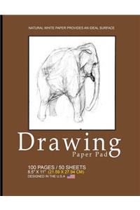 Drawing Paper Pad - Brown Cover