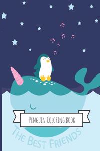 Penguins Coloring Book